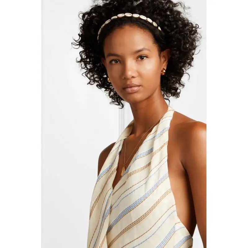 Новый элегантный обруч жемчужный для девочек позолоченный Faux Shell головной убор одежда аксессуары для волос для свадьбы Вечерние Свадебные