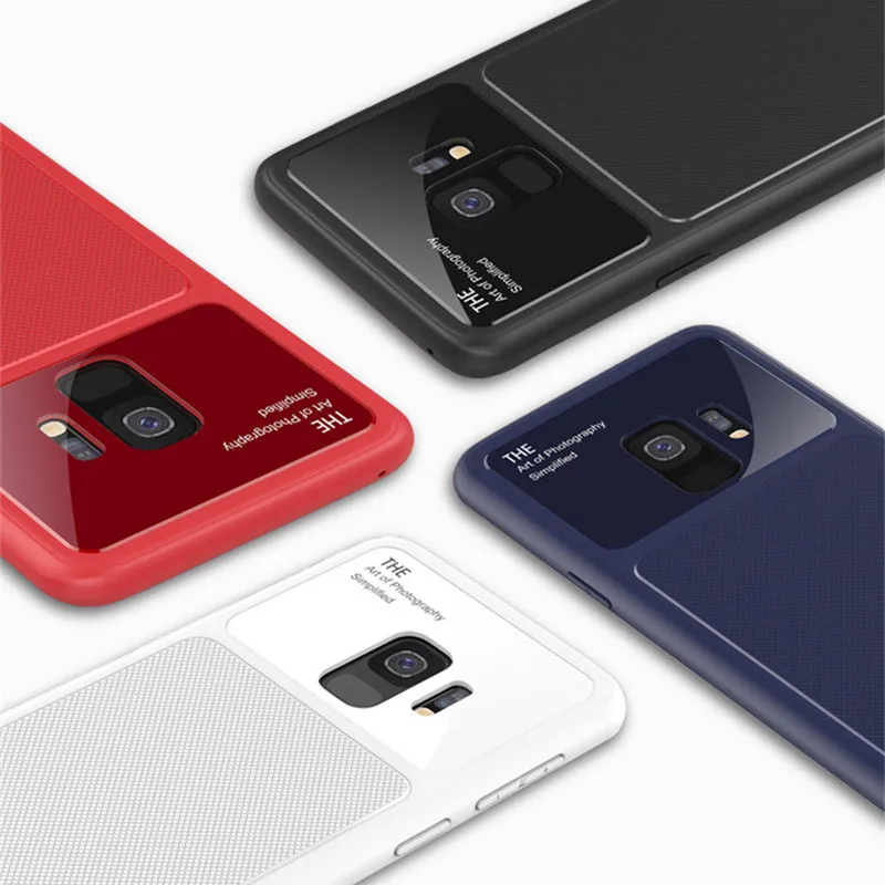 OHCFAN Роскошные силиконовый чехол для samsung galaxy S9 плюс случае полной защиты TPU + PC