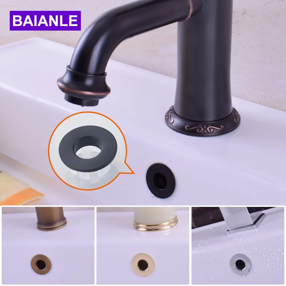 Free shipping Bathroom Basin faucet Sink Overflow Cover Brass ring Bathroom Product Basin Tidy