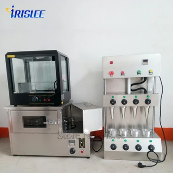 

Bigger cone size maker machine oven pizza display case