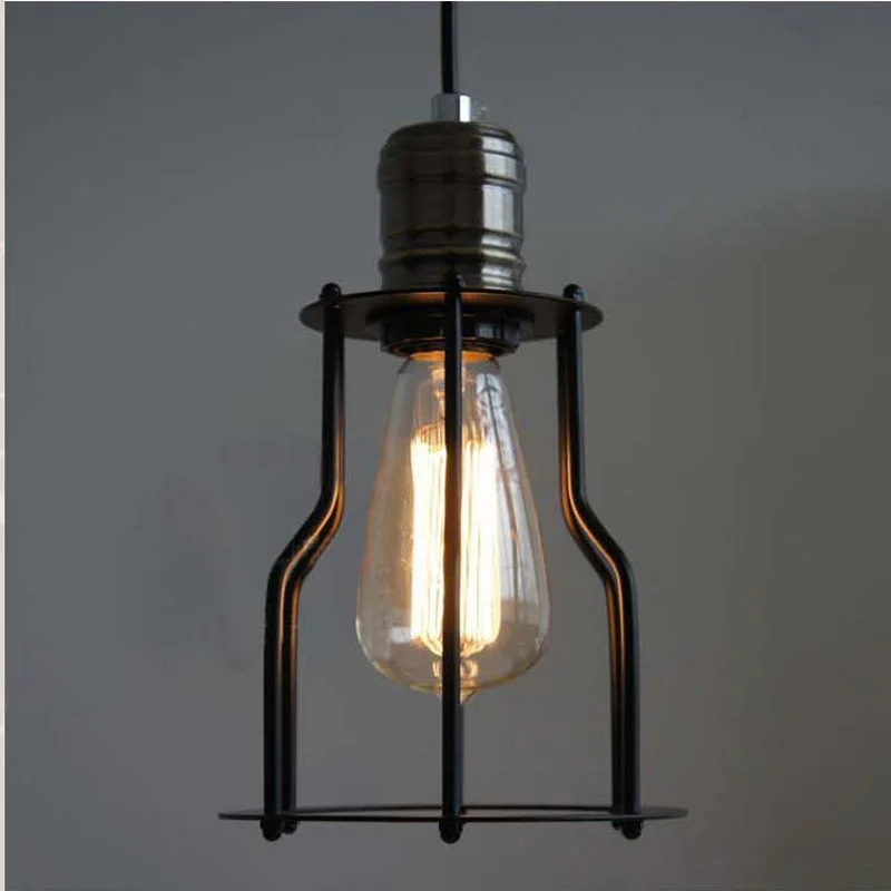 Vintage traditional 15cm pendant lights American country Loft Iron