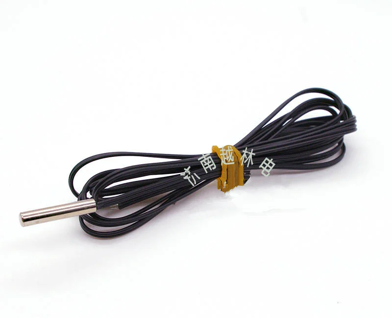 

5pcs High Precision NTC Thermistor Temperature Sensor Probe Copper Shell 5*25mm 5K 10K 15K 20K 50K 100K Sensor 3M Thermistor