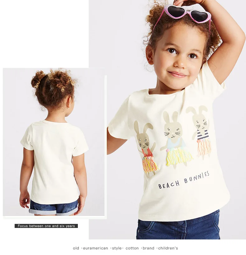 

100% COTTON BABY GIRLS SHORT SLEEVE SOLID O-NECK T-SHIRT GIRL TOP DANCING RADI CARTON PRINTED WEAR 6006 BABY BOY CLOTHES