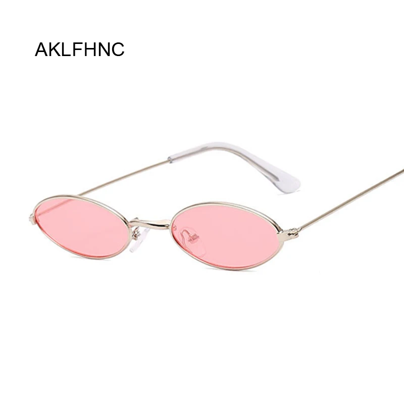 Occhiali da sole donna vintage rotondi designer moda rosa_voghion.com