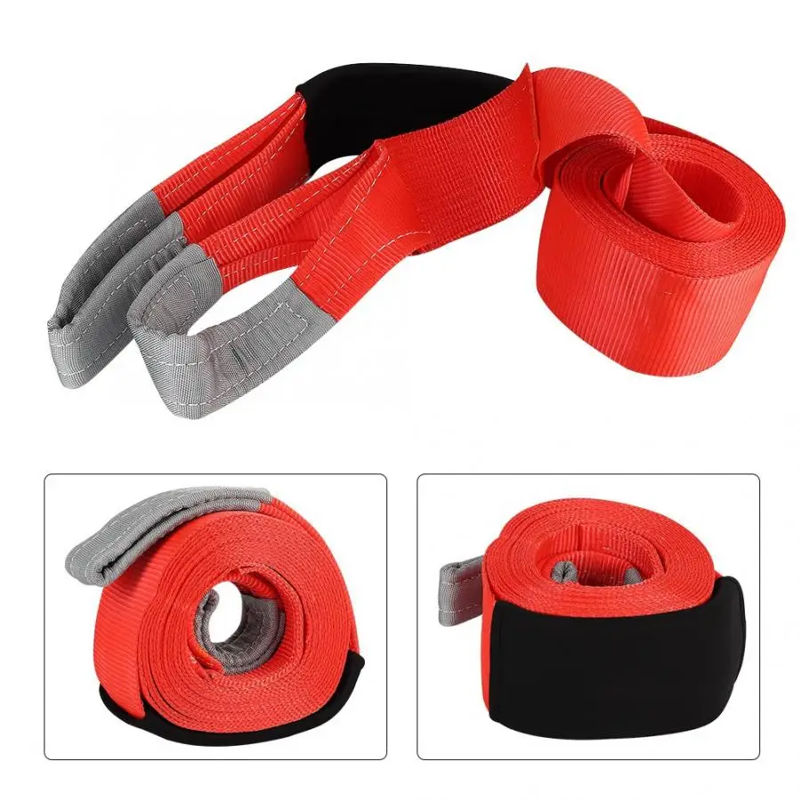 

Towing Ropes 15 Tons 9M High Strength Tow Strap Cable Nylon Towing Rope for Car Off-road Bumper Trailer