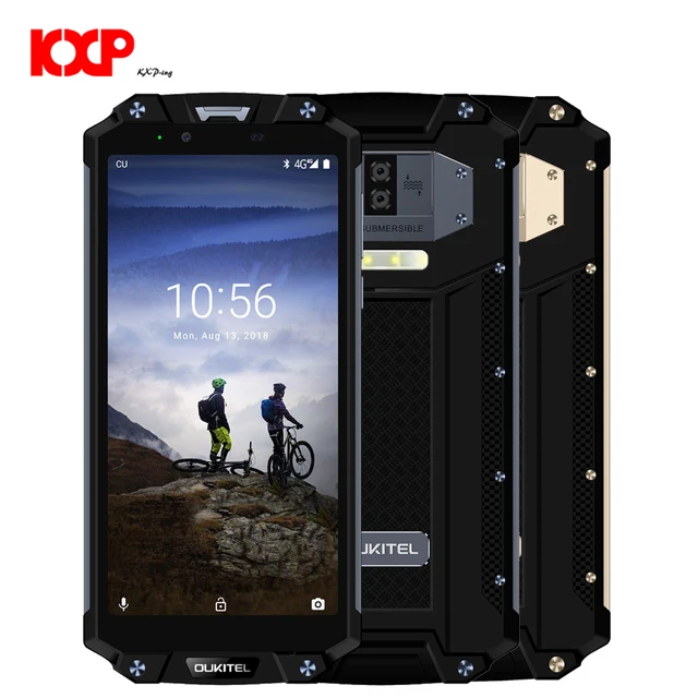 Cheap OUKITEL WP2 4G Phablet Android 8.0 6.0 inch MTK6750T Octa Core 1.5GHz 4GB RAM 64GB ROM IP68 Waterproof 10000mAh Battery NFC 