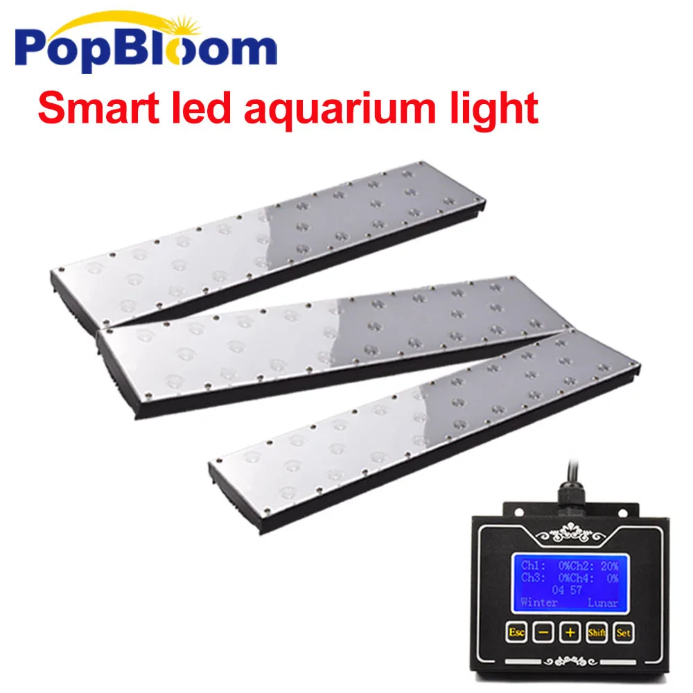 

PopBloom led lighting fish tank light lamp for aquarium led light for aquarium marine reef SPS LPS controller MN6BP3