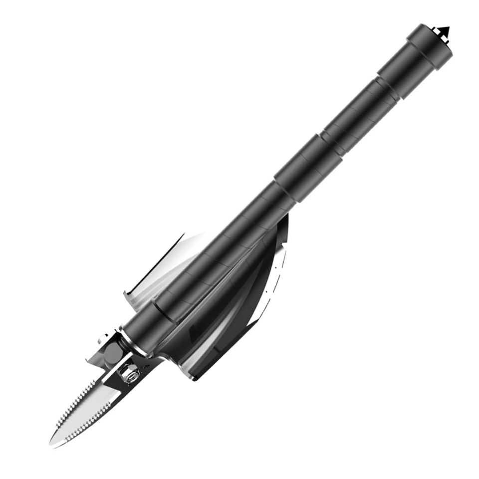 Multi-function Camping Shovel Military Portable Folding Spade Trowel Dibble Pick Emergency Garden Outdoor Survival Tools EI33