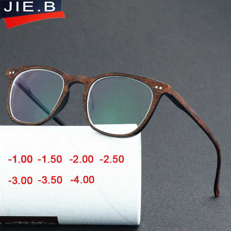 

JIE.B Brands Retro Myopia Eyeglasses Hot Optical Men Women student Eyewear prescription Glasses Frame -1.0-1.5-2.0-2.5-3.0-3.5-4
