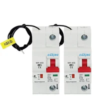 2PCS 1P WiFi Smart Switch Circuit breaker overload short circuit protection Support Amazon Alexa google home for Smart home 2PCS 1P WiFi Smart Switch Circuit breaker overload short circuit protection Support Amazon Alexa google home for Smart home