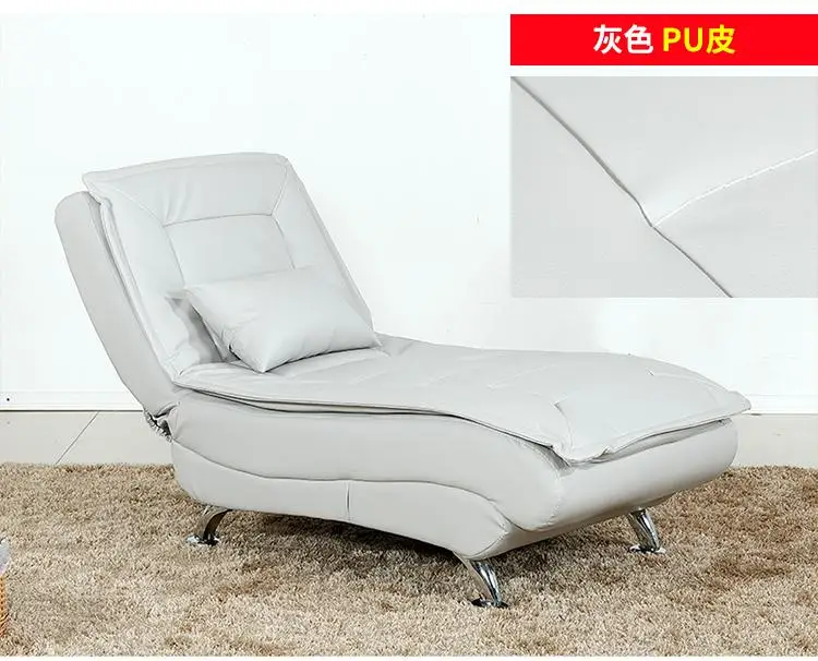 Ленивый диван шезлонг одиночный маленький гостиная спальня обеденный стул творческий досуг многофункциональный диван-кровать - Цвет: style 17