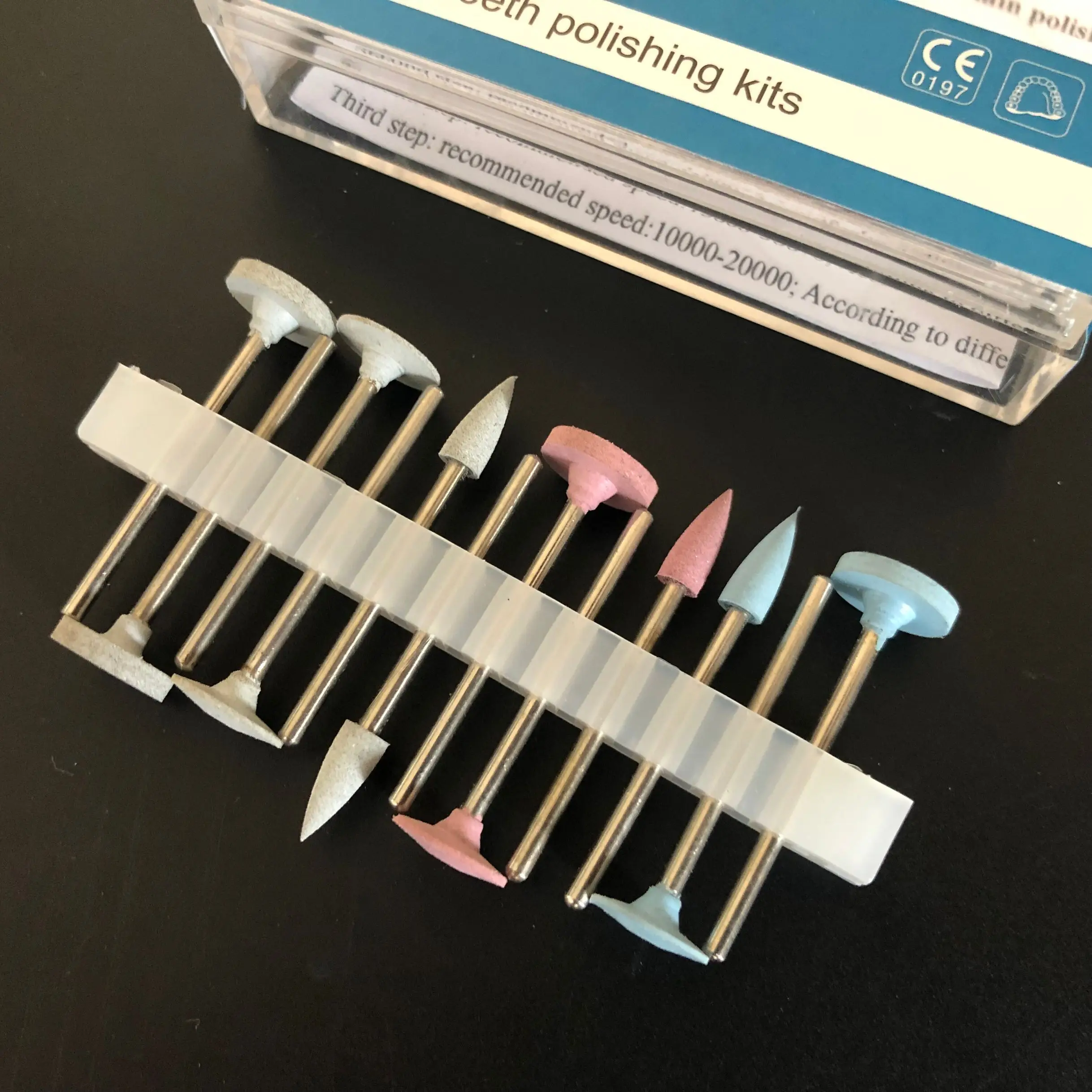 Manipolo Dentale A Bassa Velocità Sbiancamento Dei Denti Igiene Orale Hp0312 Kit Di Lucidatura Dei Denti In Porcellana 2.35Mm