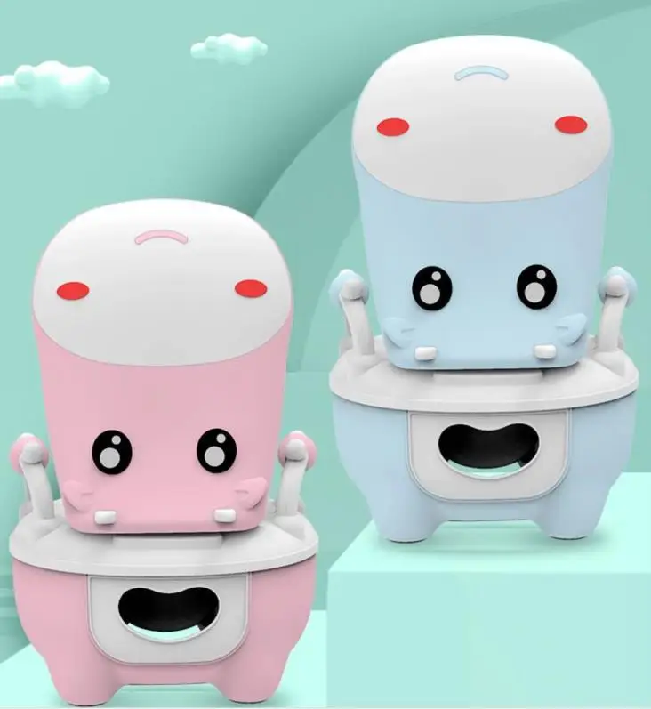

2019 Cow Baby Pot Toilet Seat Pot For Kids Potty Training Seat Children's Potty Baby Toilet Multifunction Training Potty Toilet