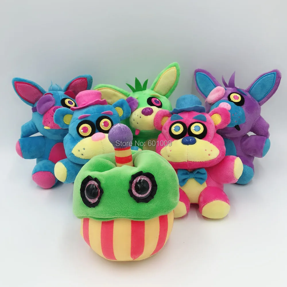 EMS 30/лот 6 стилей Fy Cupcake Foxy Blacklight 18 см плюшевые куклы мягкие детские подарки