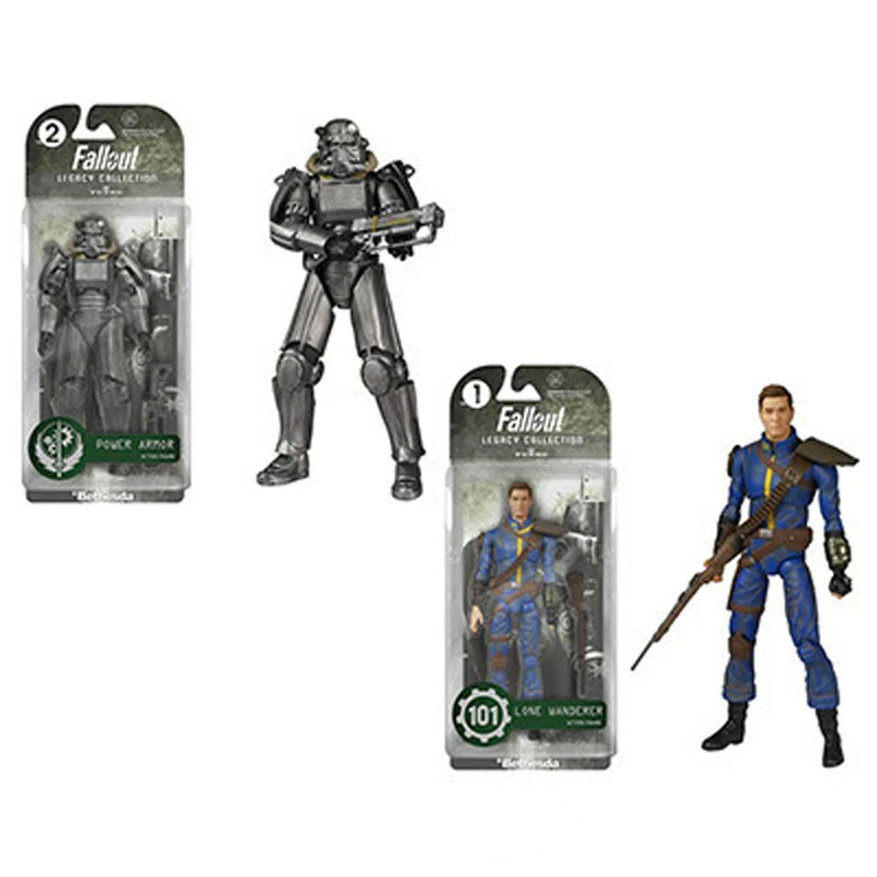 Модель Fallout 4 игры рисунок Nendoroid ПВХ выпадают одинокий странник и мощность панцири фигурки и игрушки