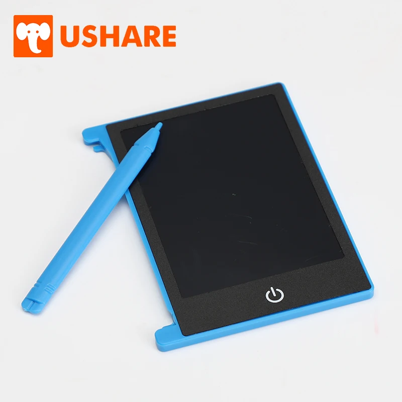 USHARE электрическая доска для записей детская 4 дюймов ЖК планшет рисования детей