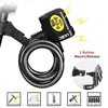 ULAC Alarm Lock For Bicycle Motorcycle Steel Cable Bike Lock Cycling Bike Cable Lock Anti-theft Security Wire Bicycle Lock Alarm ► Photo 2/6