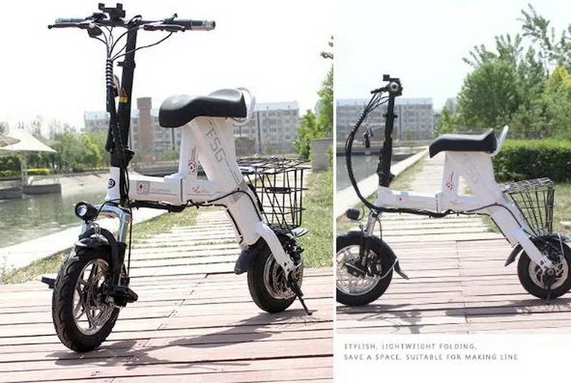 Best 261016/New electric bike / folding female small electric car / lithium battery two rounds of adult adult scooter 43