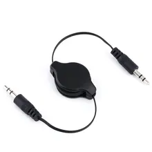 Black Cable 3.5mm AUX Auxiliary Cord Male to Male Stereo Audio Cable for iPod MP3 PC Car Universal