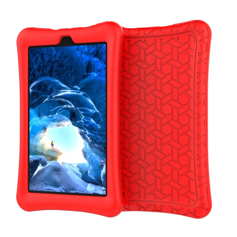 

For 2017 Amazon Kindle Fire HD 7 Kidds Silicone Case Cover Light Weight durable Rotable Handle Protective free-standing kid