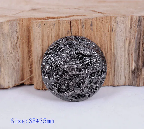 

5pc 1-3/8 Inches Heavy Dragon Concho Screw Back Leather Craft Saddles Decorative