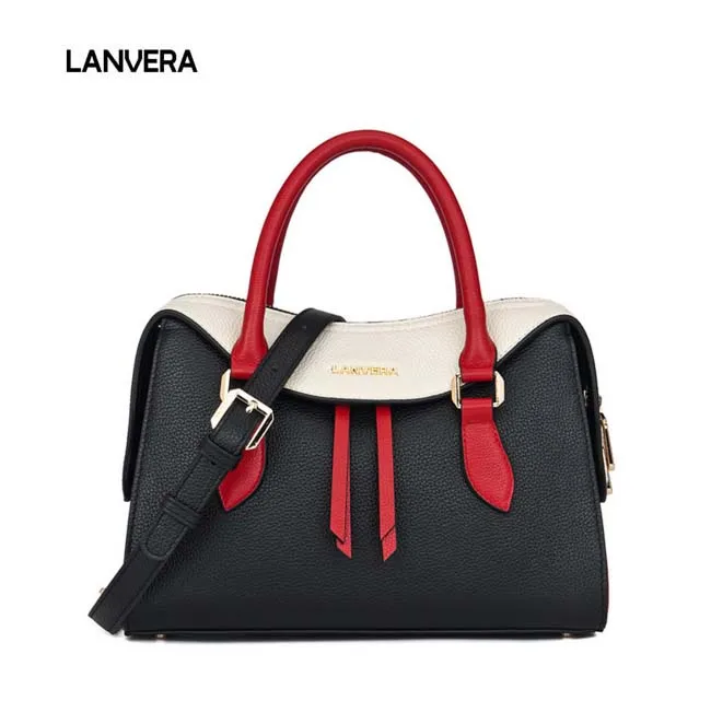 

The first layer of leather ladies handbag 2018 new elegant shoulder bag Messenger bag business leather woman bag free shipping