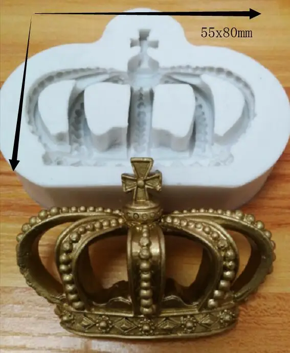 

Silicone Mold big cross royal crown silicone mold mould sugar craft fondant cake decorating animal mould baking tool