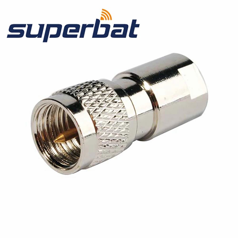 Superbat RF Coaxial Connector FME Mini UHF adapter FME Male Plug to