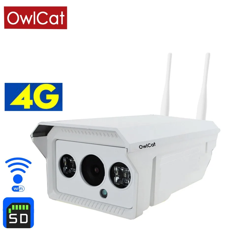 OwlCat 3g 4G sim-карта видеонаблюдения ip-камера HD 960 P 1080 P беспроводной Wi-Fi наружная водостойкая камера видеонаблюдения