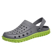 SAGACE; модная летняя мужская повседневная пляжная обувь с отверстиями; дышащие Нескользящие уличные удобные тапочки на толстой нескользящей подошве