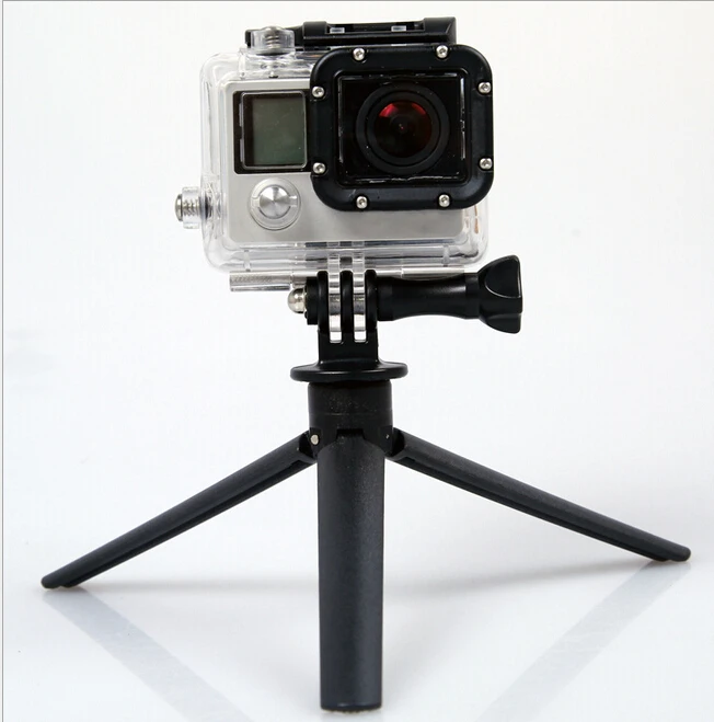 10pcs/lot go pro mini tripod monopod + tripod Mount adapter for gopro