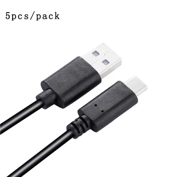 

5pcs/Lot Type C USB fast charging Cable for Samsung Xiaomi USB C Charger Data Line Sync type c Charging Cable cord 1M 2M