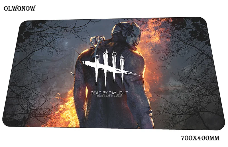 Dead by daylight коврик для мыши великолепный компьютерный коврик 70x40 см игровой коврик для мыши большая красочная клавиатура со встроенной мышью игры ПК геймер стол
