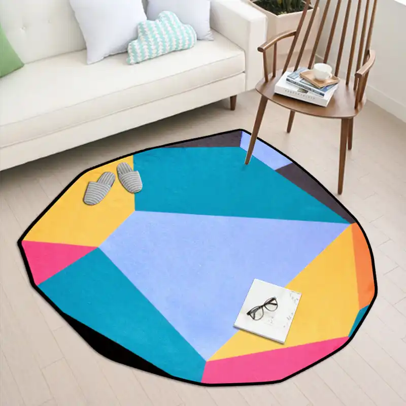 Special Shaped Diamond Carpet Bedroom Livingroom Soft Sofa Kids Room Rug Colorful Play Mat Crawling Tapete Fashion Tapis Aliexpress Carpet Soft Sofa Kids Room Rug Colorful