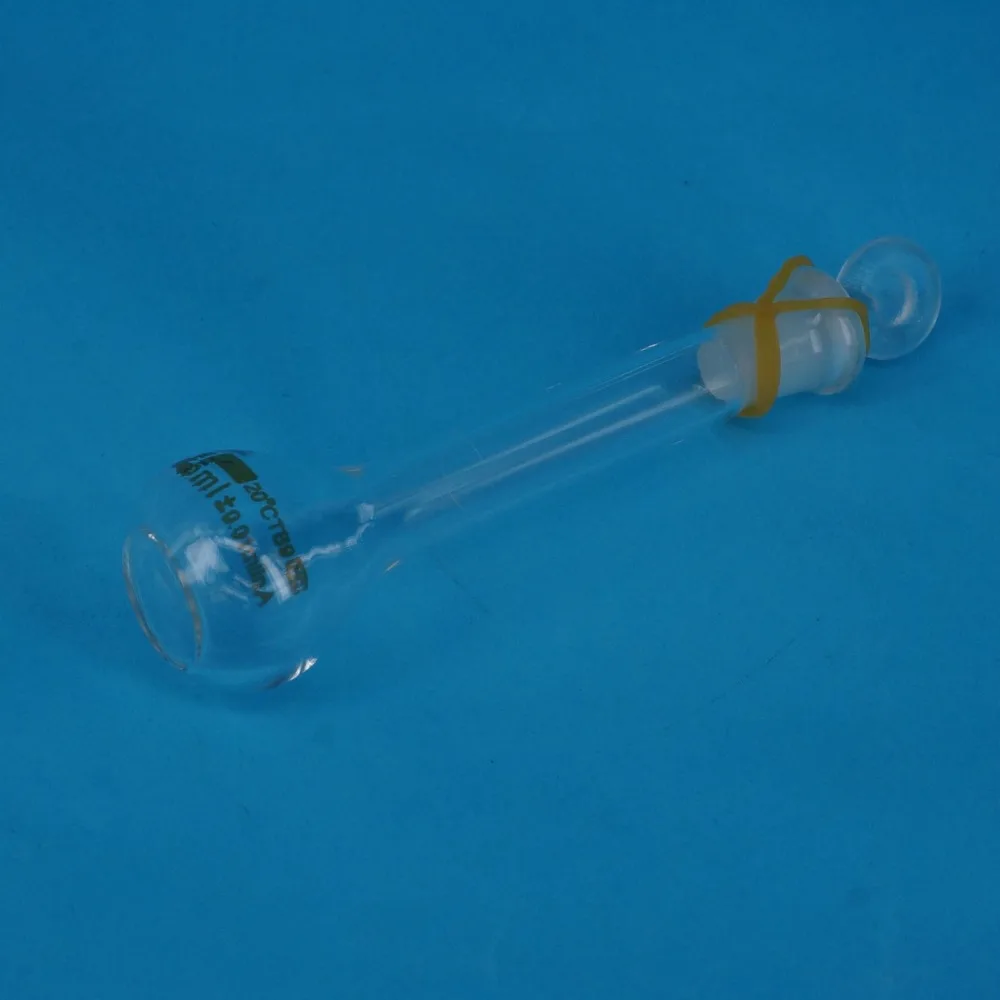 

5ML Lab Volumetric Flask Class A G3.3 Borosilicate Glass With Stopper White