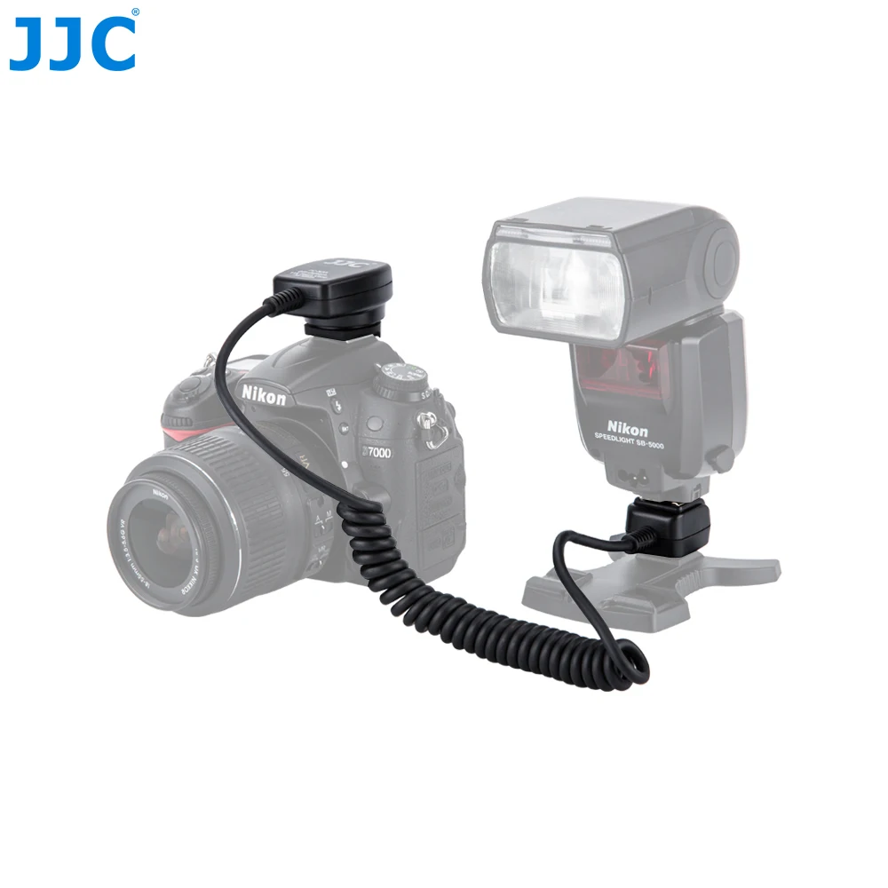 JJC 1.3m TTL Off Camera Flash Cords Hot Shoe Sync Remote Light Focus