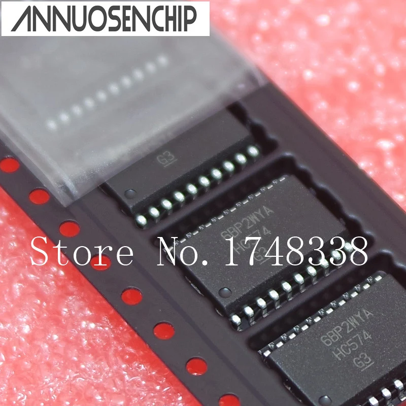 Free shipping 50pcs 74HC574 SN74HC574D HC574 SMD SN74HC574DWR SOP 20|ic ...