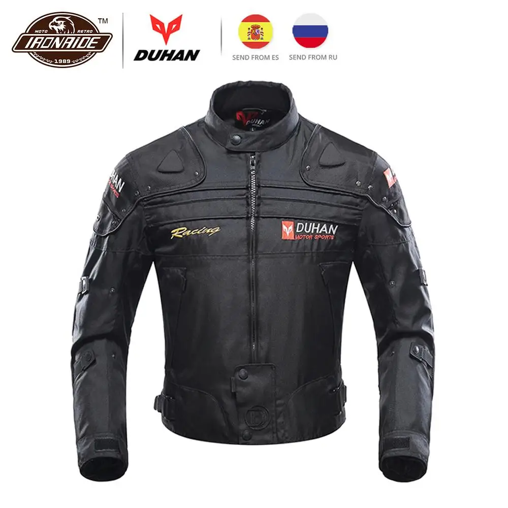 DUHAN мотоциклетная куртка для мужчин Chaqueta мотокросса ветрозащитная одежда защита