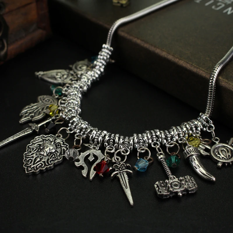 1 шт. аксессуары для игр: молоток меч монстр Хрустальная цепочка капля лошадь