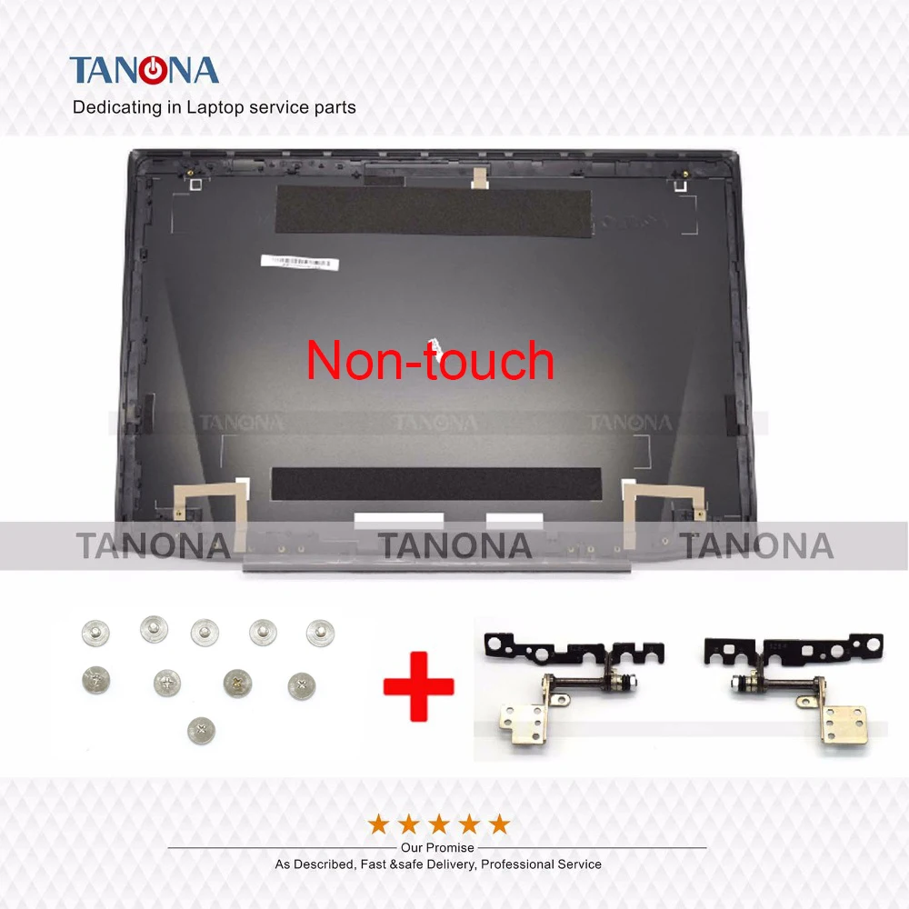 Для lenovo Y50 Y50-70 15," Крышка для ноутбука задняя крышка Крышка без касания AM14R000400+ петли+ винт черный