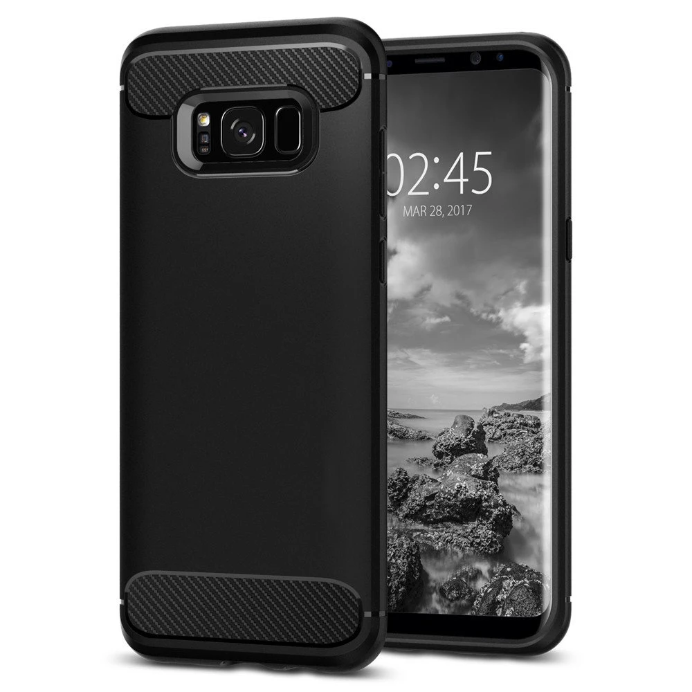 imágenes para Original Spigen Rugged Armor para Galaxy S8 / S8 Plus Defensiva Flexible Durable TPU Antideslizante Casos para Samsung Galaxy S8 Plus / Galaxy S8 imágenes para Original Spigen Rugged Armor para Galaxy S8 / S8 Plus Defensiva Flexible Durable TPU Antideslizante Casos para Samsung Galaxy S8 Plus / Galaxy S8