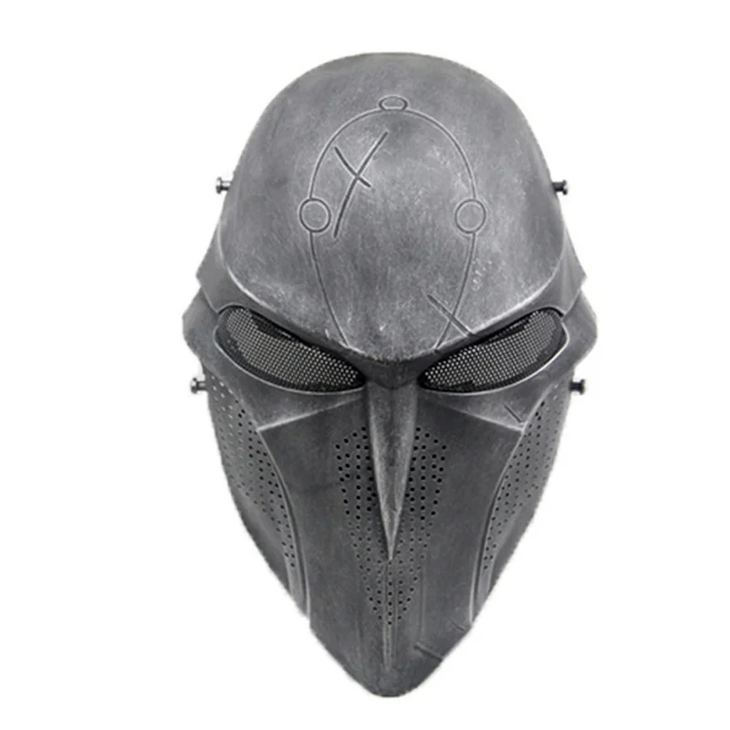

Scary Death Skull Full Face Airsoft Paintball Mask Cosplay Halloween Masks Mesh Army Military Wargame Tactical Mask