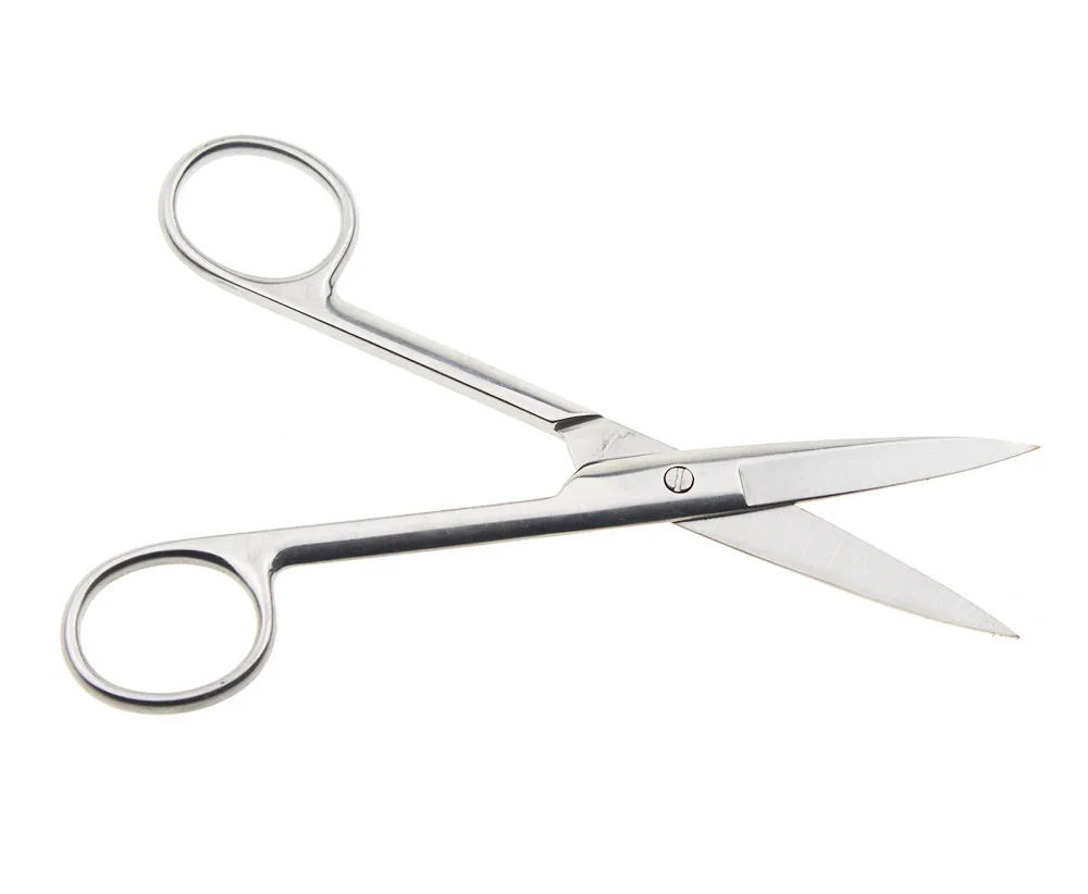 Хирургические ножницы из нержавеющей стали с прямым изгибом 14 см|household scissors|scissors