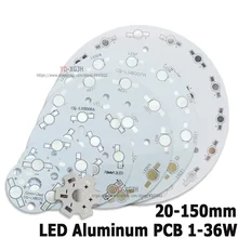 Высокая мощность печатная плата пластина лампа панель белый алюминиевый радиатор Round 24W30W36W круглый прямоугольный светодиодный светильник