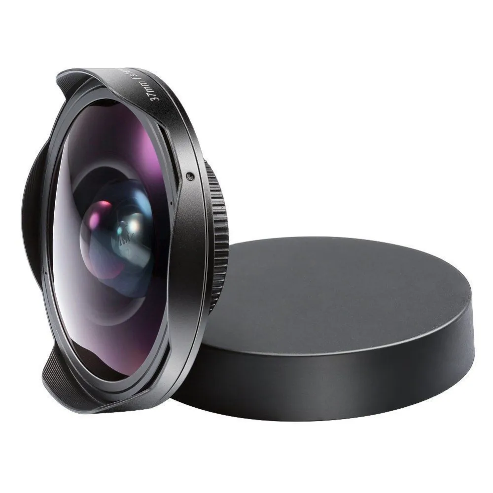 37mm 0.3x HD Ultra Super Wide Angle Fisheye Fish eye Lens with macro