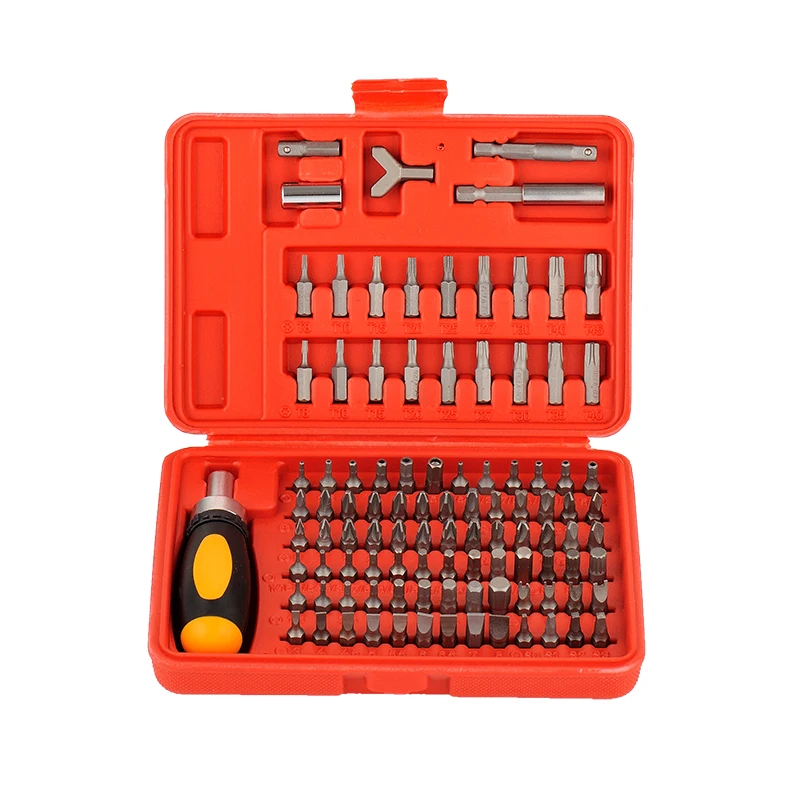 

101pcs Screwdriver Set with Bits Household Repair Tools Tamperproof Torx Hex Star Spanner Bit Set Metric Sae Screw Driver Kit