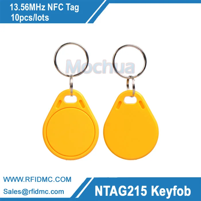 

Брелок для ключей ABS с чипом Ntag215 NFC Forum type 2