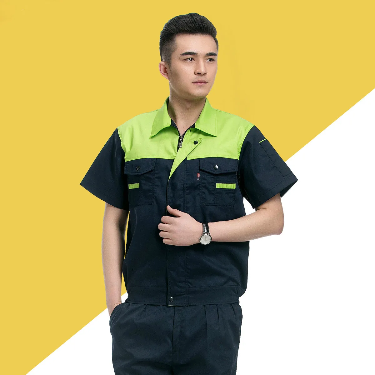 short sleeve work jacket