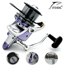 Новая большая катушка 10000 серии длинного литья спиннинговая Рыболовная катушка 4,6: 1 Катушка для ловли нахлыстом фидерная ловля карпа