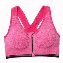 Лидер продаж, женская обувь на застежке-молнии спортивный пуш-ап бюстгальтеры жилет нижнее бельё для девочек противоударный дышащий фитнес, спорт для йоги бега занятий спортом Топ